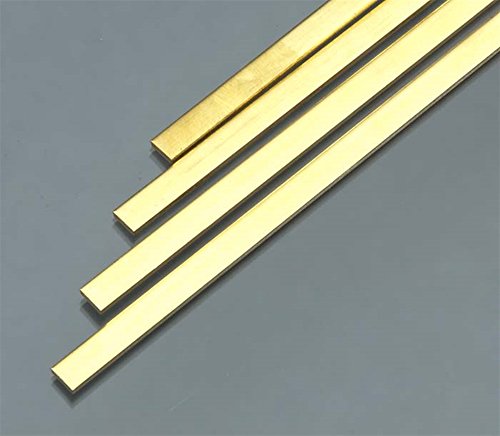 K&S Preciznošću Metala 9736 Brass je Striptiz, 0.090 Debljine x 1/4 Širina x 36 Dužinu, 4 pc, Napravio u