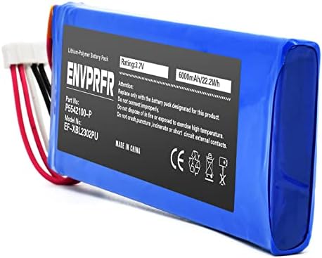 ENVPRFR Baterija Zamjena Pribor za JBL Puls 3 Vodootporne Bluetooth Govornika sa Alatom, Baterija Dio Ne
