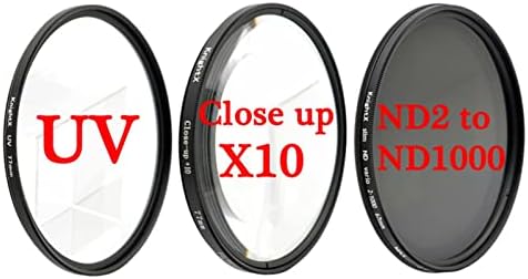 Objektiv Filter KnightX UV CPL ND ND2-1000 Zvijezda Zatvoriti Makro Varijablu Objektiv Filter 49mm 52mm