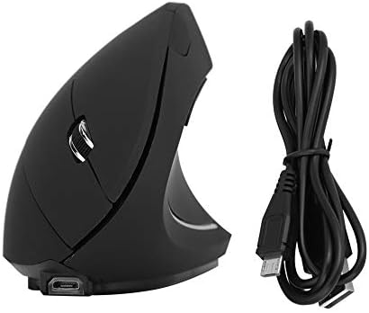 Hongzer Puni USB Vertikalno Miš, Za 2,4 GHz Optički 1600DPI Bežični Ergonomske Vertikalno Igara Miša i Puni,